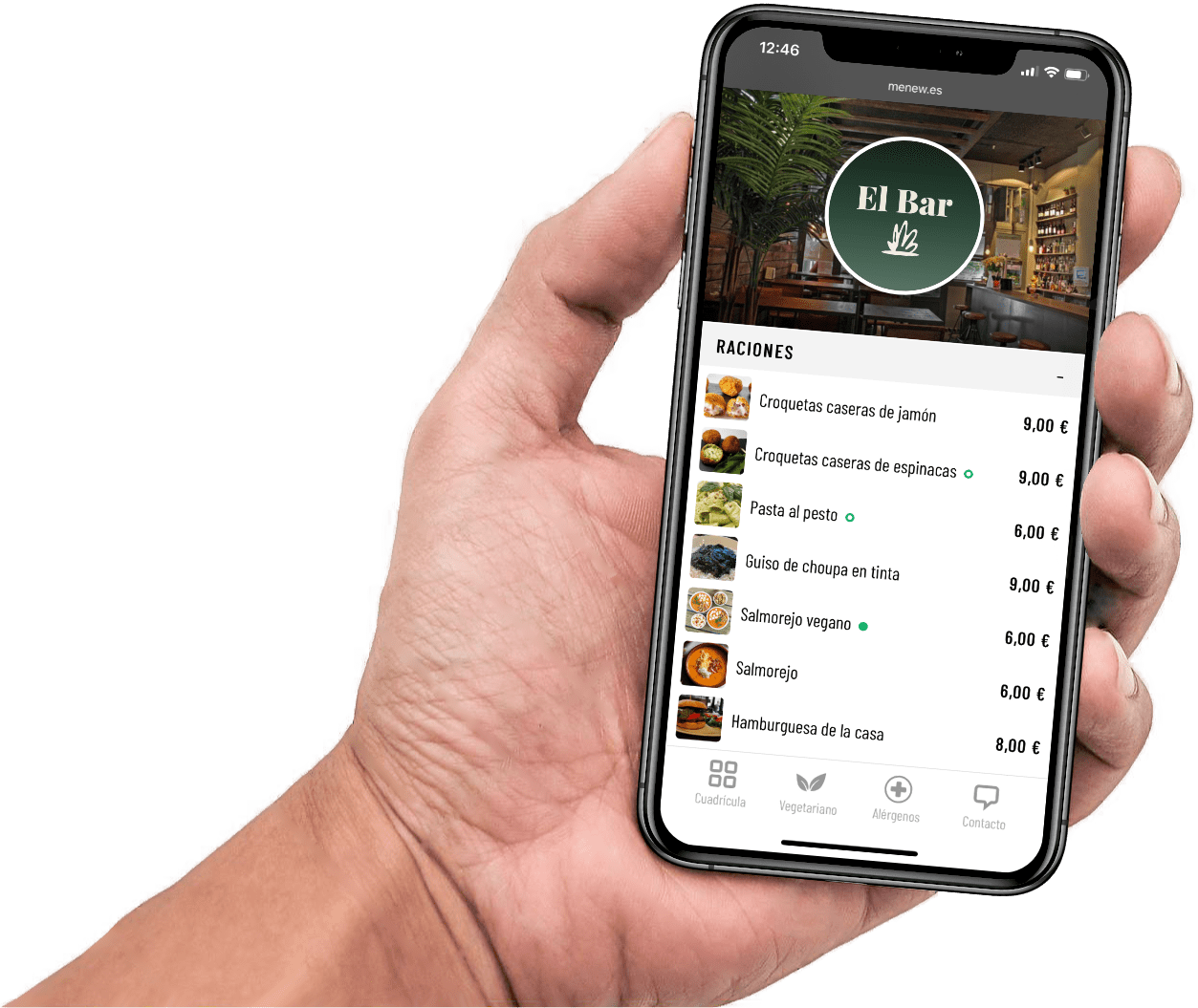 Menew. Tu carta en el móvil